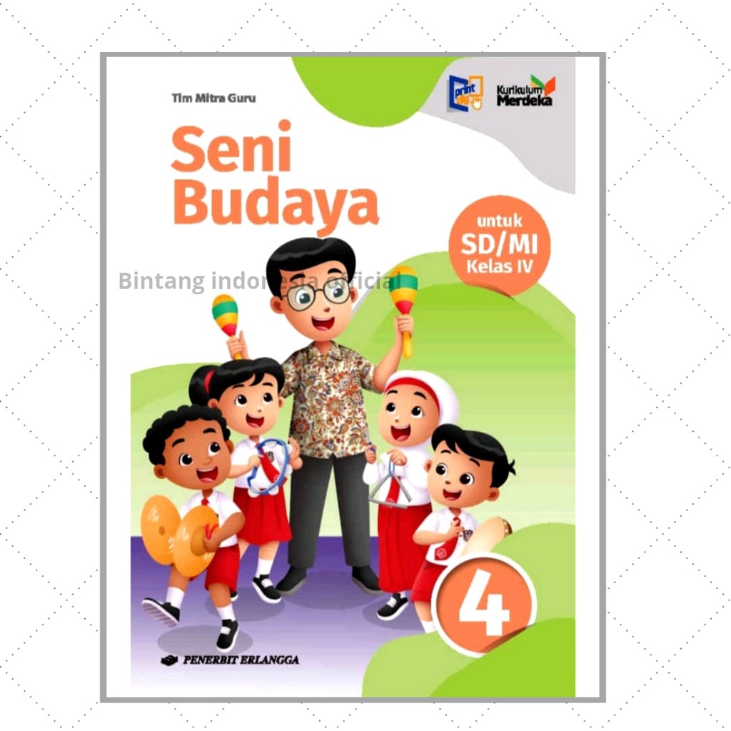 Buku Pelajaran Kelas 4 SD/MI Kurikulum Merdeka Erlangga