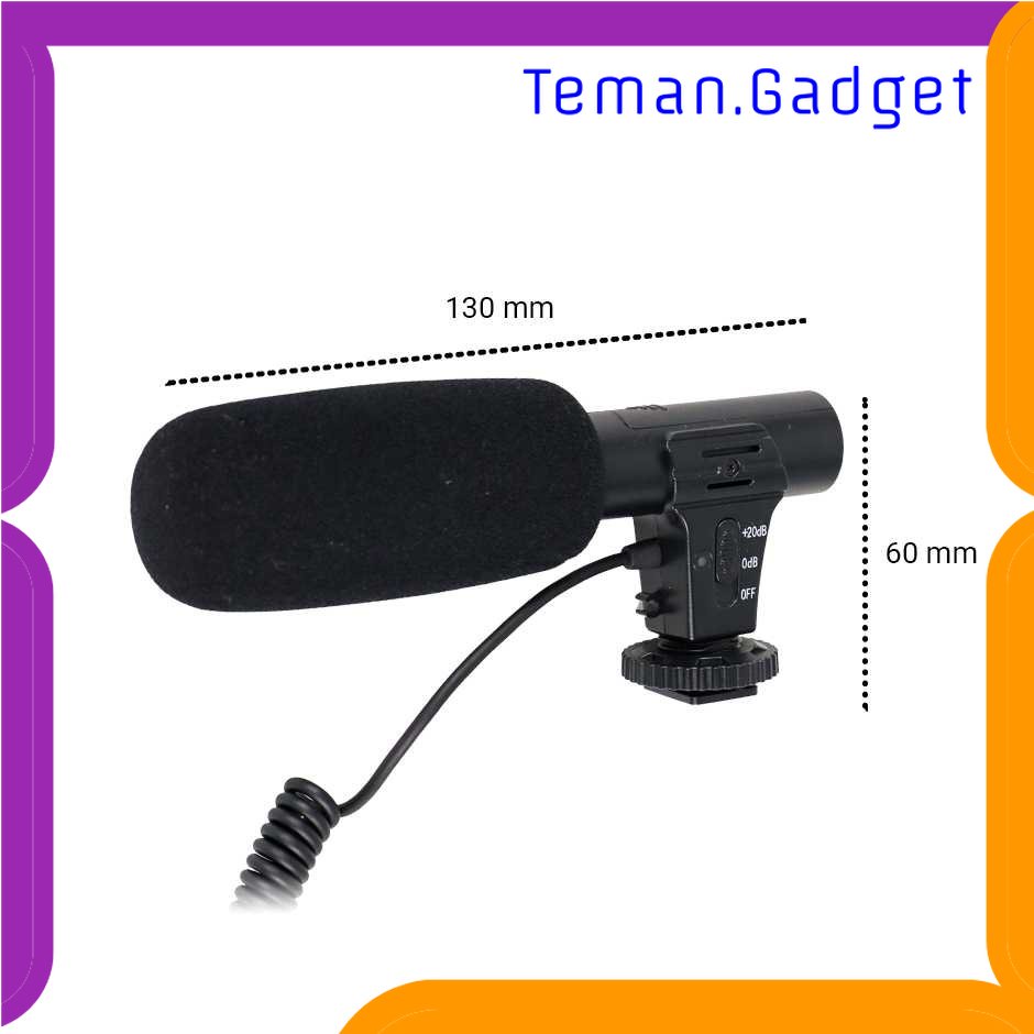 TG - KMR TaffSTUDIO Shotgun Microphone untuk DSLR - MIC-05