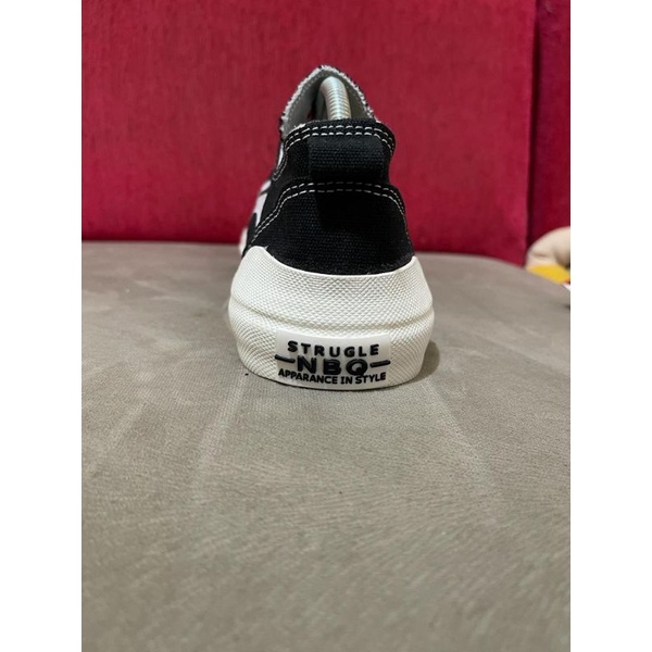 SEPATU SNEAKER NBQ STRUGLE BUMPER GUM | SEPATU SEKOLAH| SEPATU PRIA WANITA ORIGINAL BNIB GARANSI 100%