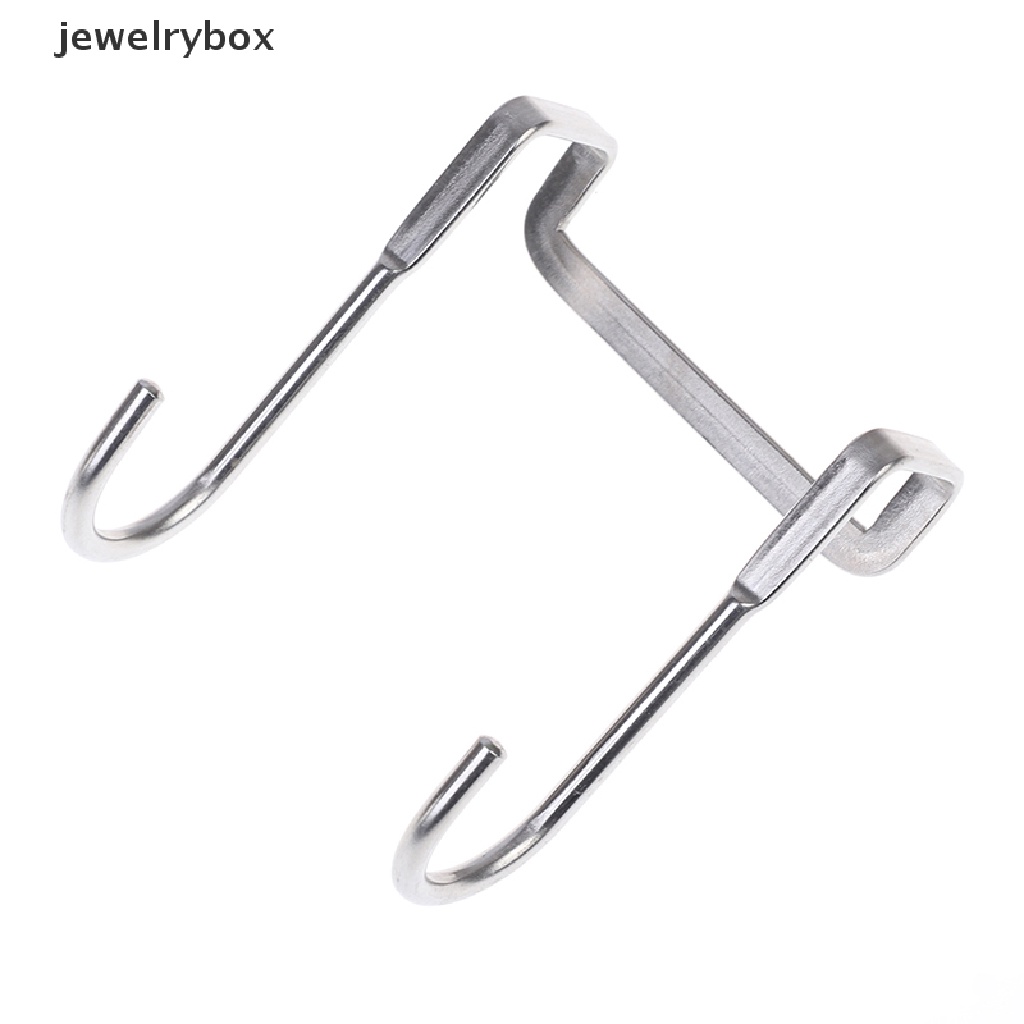 [jewelrybox] Stainless steel free punching door Tanpa Jejak Kait S-type door hanger Butik