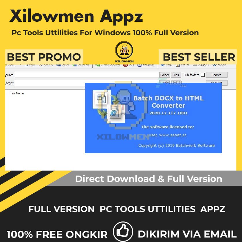 [Full Version] Batch DOCX to HTML Converter 20 Pro PC Tools Software Utilities Lifetime Win OS