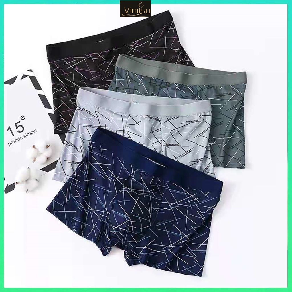[✅COD] Celana Dalam isi 4 Pcs Pria Dewasa Import Model Boxer Pria Sport CD70