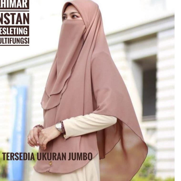 MENARIK KHIMAR+CADAR RESLETING VIRAL/JILBAB SYAR'I/JILBAB JUMBO TERMURAH/JILBAB INSTAN VIRAL/FREE CA