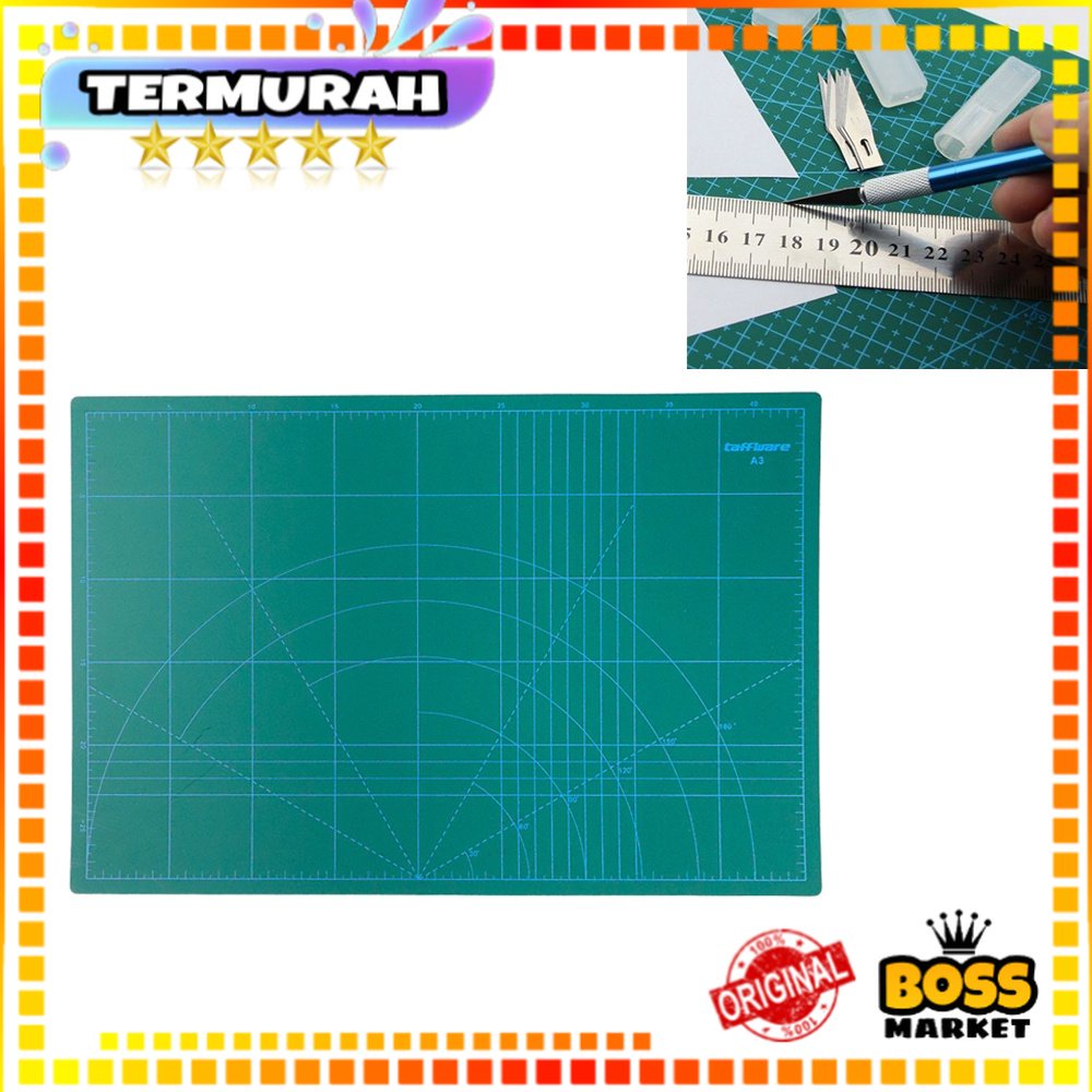 

Alas Potong Pemotong Cutting Mat Tatakan Potong Kertas A3 Cuting Mat A3