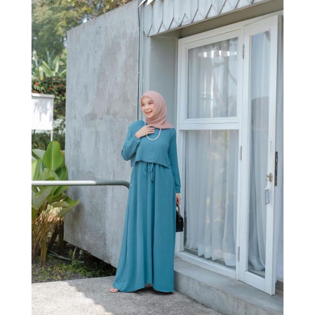 gamis modern terbaru 2023 gamis polos simple dan modis gamis anak perempuan