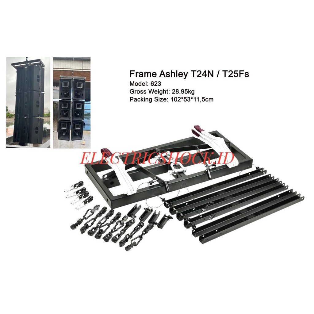 FRAME FLYBAR ASHLEY T24N / T25FS / T-24N / T-25FS / T 24 N / T 25 FS