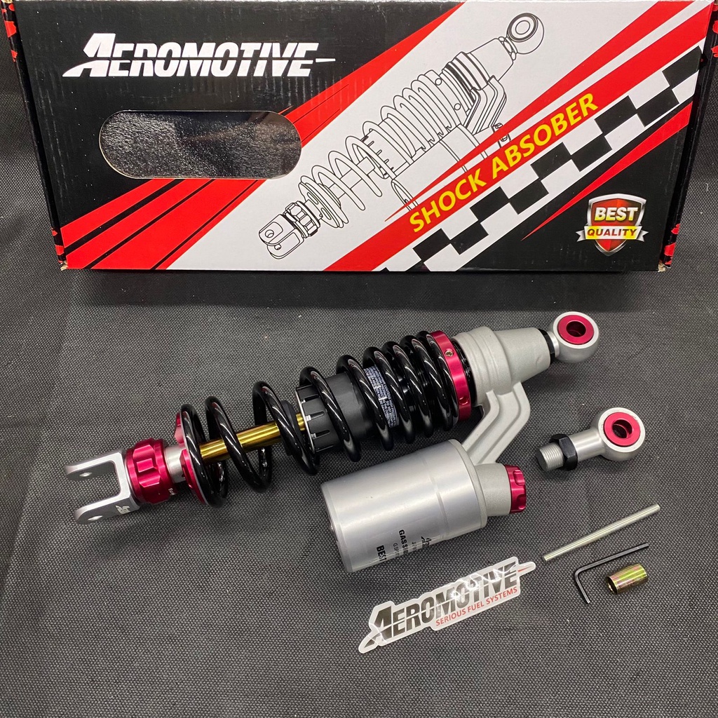 Shock Aeromotive AE-02 Pro Series Dumper Bawah Active As Gold Matic Singel Shock universal mio vario beat shoopy fino uk 310mm dan 330mm