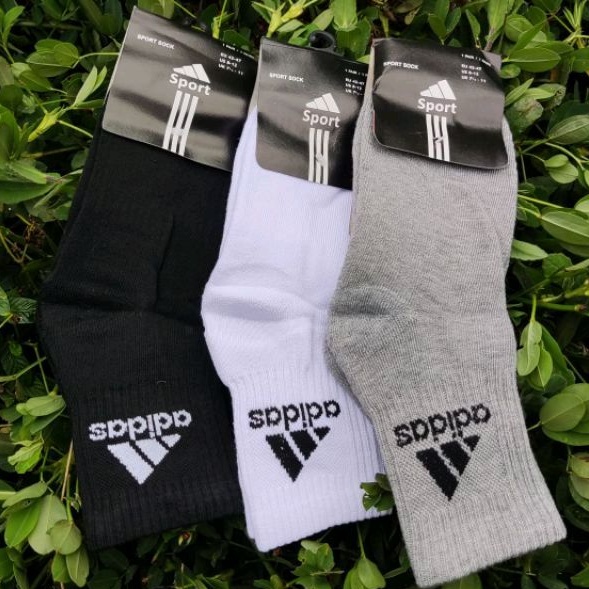 1.pasang kaos kaki sport tebal/tery.3/4.ADIDAS.UNISEX.DEWASA