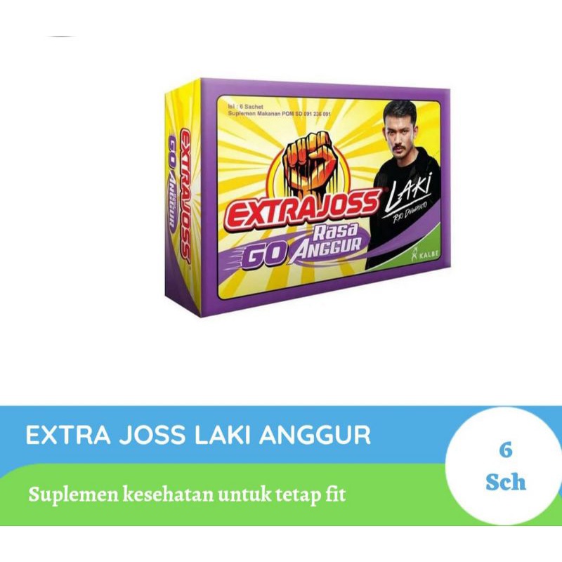 

Extra Joss Go / Extra Joss Laki anggur (6 Sachet)