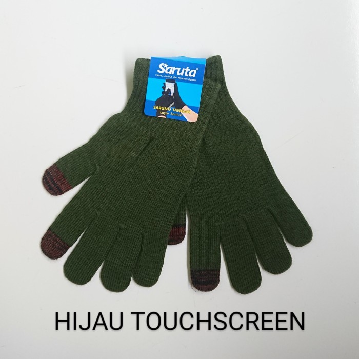 Sarung Tangan Touchscreen HP motor layar sentuh Saruta Gloves