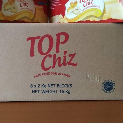 

➱ Keju Topchiz Cheddar 2kg Top Chiz ♚