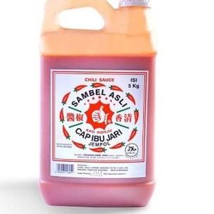 

☈ Sambel asli Cap IBU JARI JEMPOL 5kg/jerigen ☑