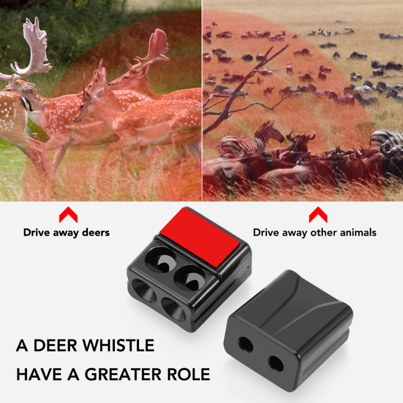 2pcs/set Mobil Self Adhesive Physical Ultrasonic Animal Sirens/Otomotif Outdoor Anti-Tabrakan Deer Repeller/Perangkat Siaga Keselamatan Kendaraan Universal