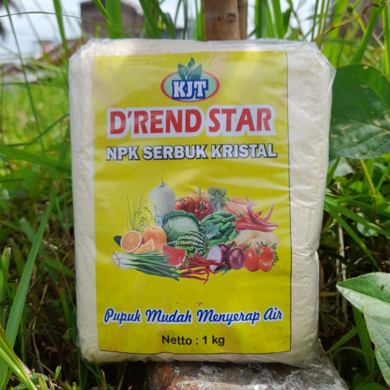 D'REND STAR/ NPK SERBUK KRISTAL 29-9-7* (Te) 1 KG bebas clorine/ NPK DAUN BUAH/ NPK SAYURAN/ NPK VEG