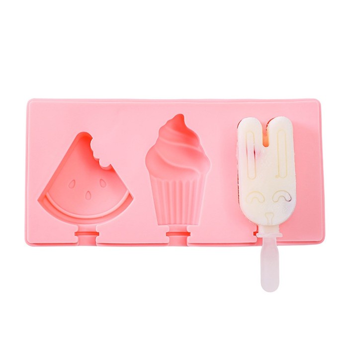 Ice Cream Mold Cetakan Es Krim Silikon Mould Stik Sticks Coklat