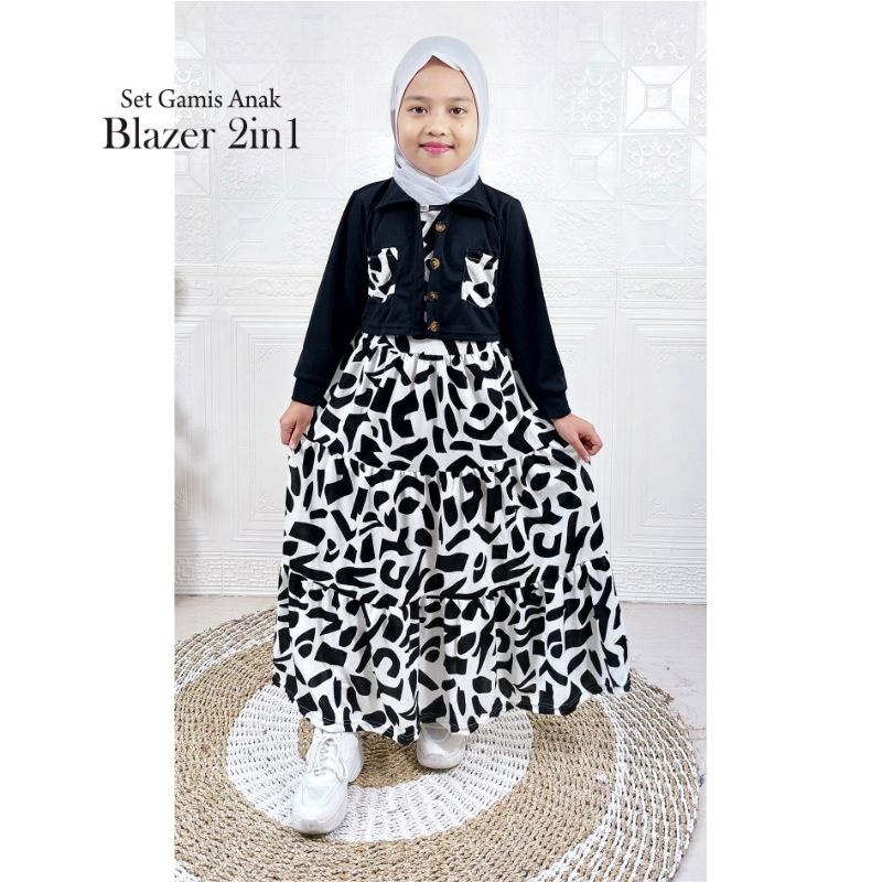 [PROMO] GAMIS ANAK BLAZER | DRESS ANAK 6-10 TAHUN