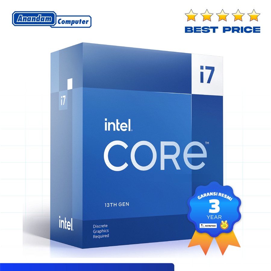 Intel Core i7-13700f Box - 16 Core 24 Threads 5.20GHz Processor