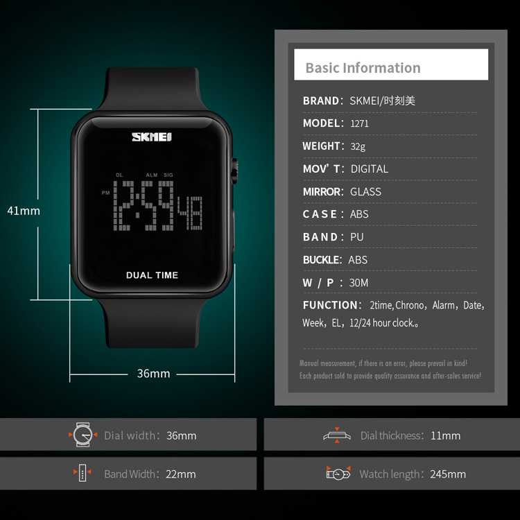 SKMEI Jam Tangan Digital Wanita Pria Anti Air Unik Dan Stylish