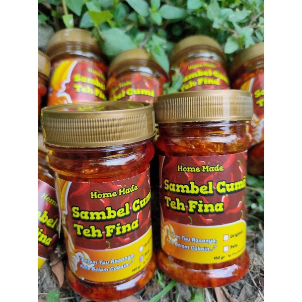 

Sambel Cumi Teh Fina ( 150g )