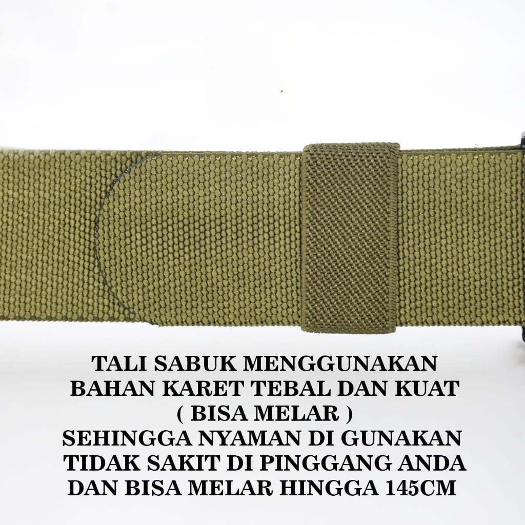 IKAT PINGGANG TACTICAL NYLON CANVAS / SABUK PRIA NYLON / GESPER NYLON CANVAS / TALI PINGGANG NYLON - MC-SA-8