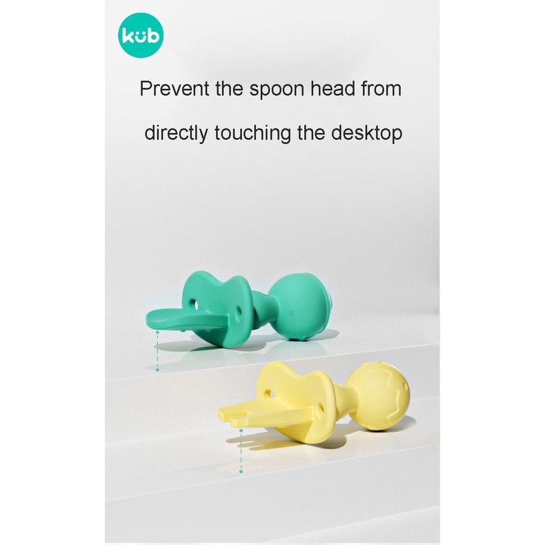 Kub Baby Silicone Fork & Spoon