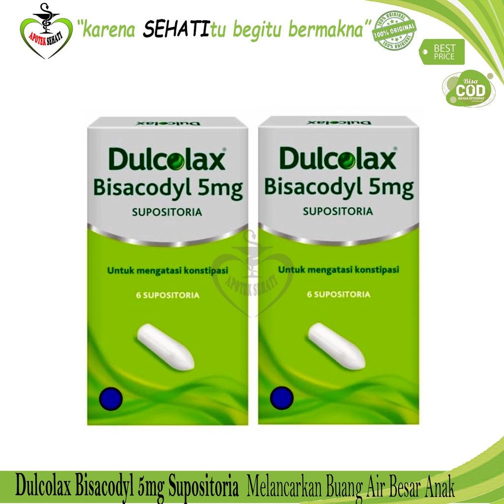 Dulcolax Suppositoria Children Anak ecer - Pencahar, Sembelit