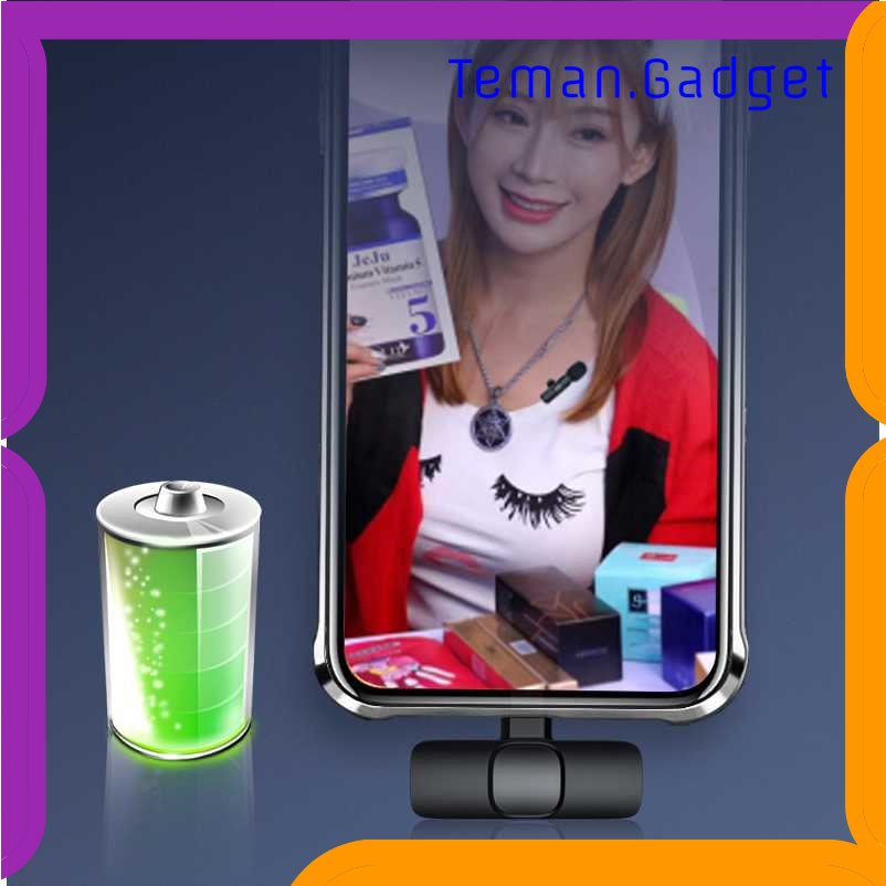 TG - KMR TaffSTUDIO Wireless Lavalier Lapel Microphone Vlogger USB Type C - HO86/ODR08