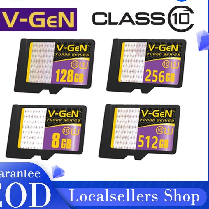 NTI500 Vgen Kartu Memori Calss 10 Memory Card Micro SD MMC 16GB/32GB/64GB/128GB/256GB/512GB Turbo Se