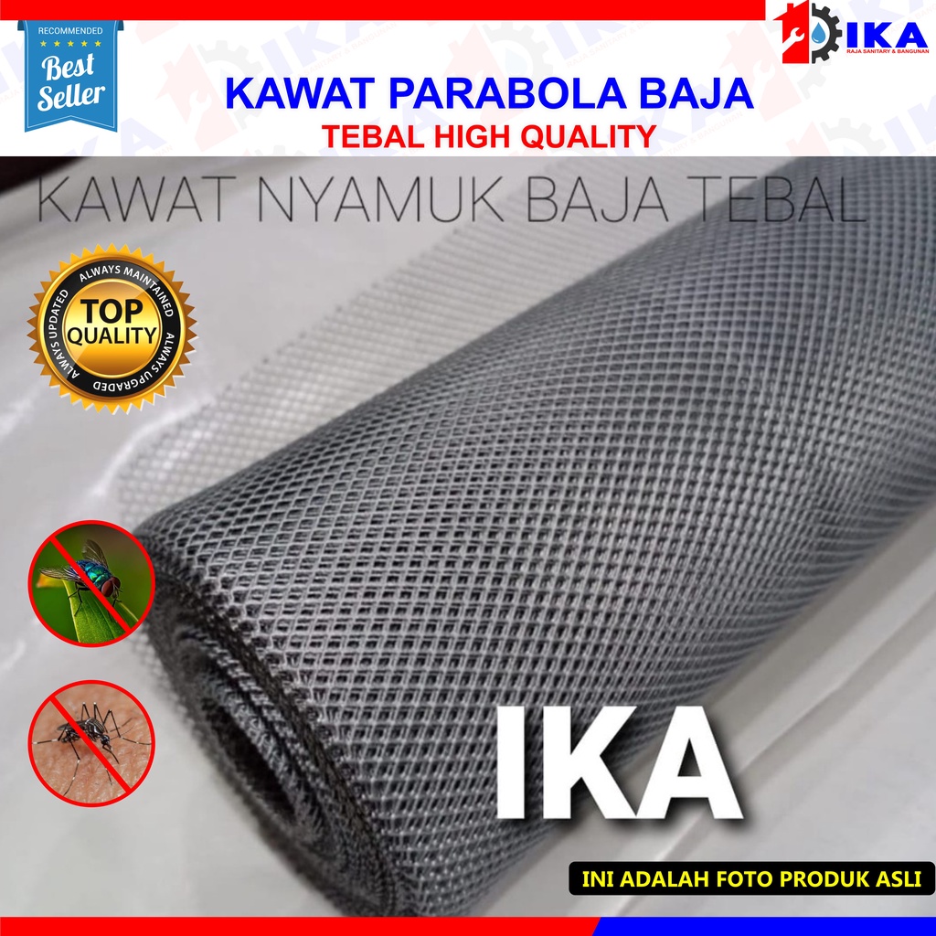 Kawat Nyamuk BAJA Anti Tikus kawat parabola PER ROLL Kawat Parabola Baja Putih Coklat Hitam Per Roll Pintu Tralis Expanded