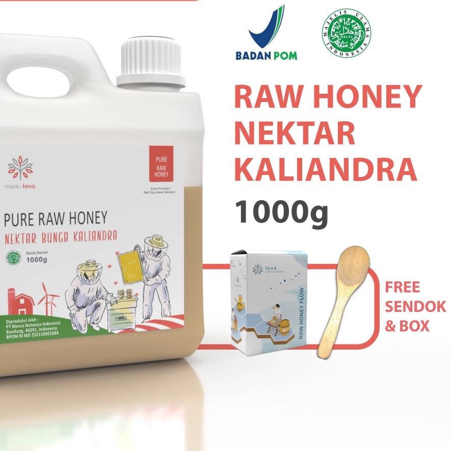 

☎ Asli Murni 1kg Tava Grade A Nektar Kaliandra 100% Alami Pure Natural Raw Honey ◌