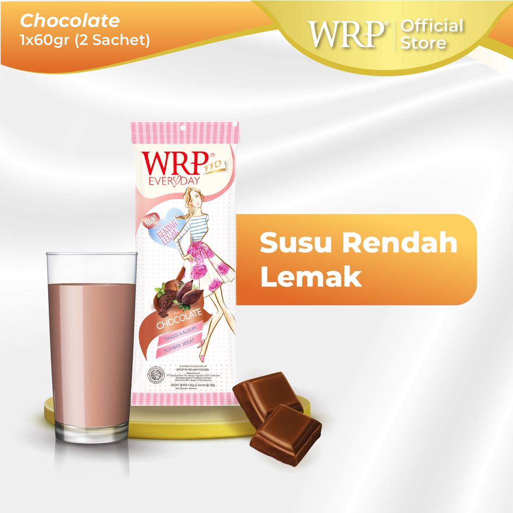 

WRP Low Fat Milk Chocolate 60g - Susu Rendah Lemak