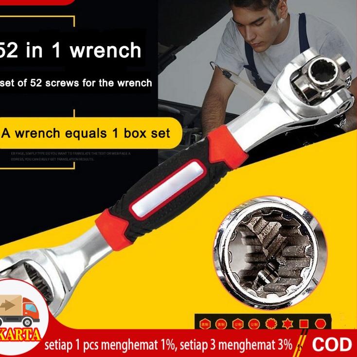 ✷ Tiger Wrench Kunci Pas 48 in 1 Universal Wrench Kunci Pas 48 in 1 Universal Wrench/Kunci Universal
