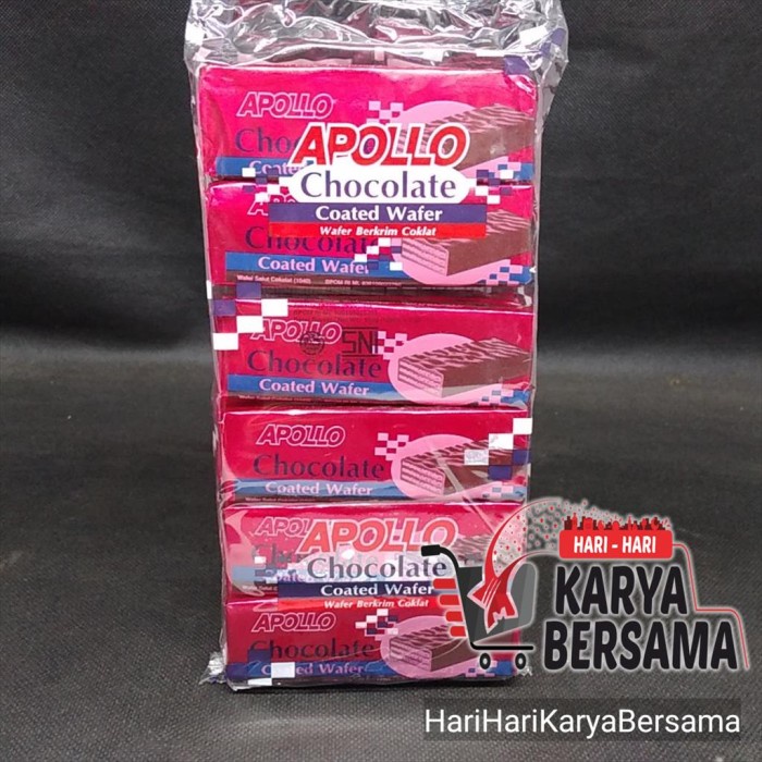 

APOLLO CHOCOLATE COATED WAFER PACK 12`S X 12GR