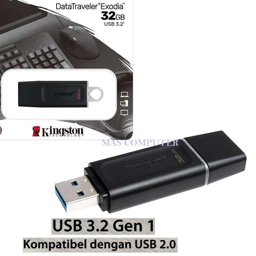 ♣ KINGSTON 32GB EXODIA USB 3.2 / FLASHDISK KINGSTON 32GB USB 3.2 EXODIA ֍