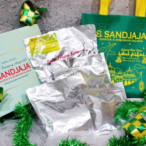 

(COD) Hampers Paket OCE Sandjaja ll Ayam Vacuum ll siap saji ll halal