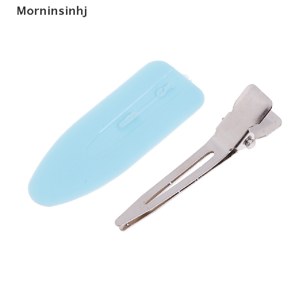 Mornin 4Pcs hair clip no bend Jepitan Poni Rambut no mark hair pin curl clips 4warna leaf id