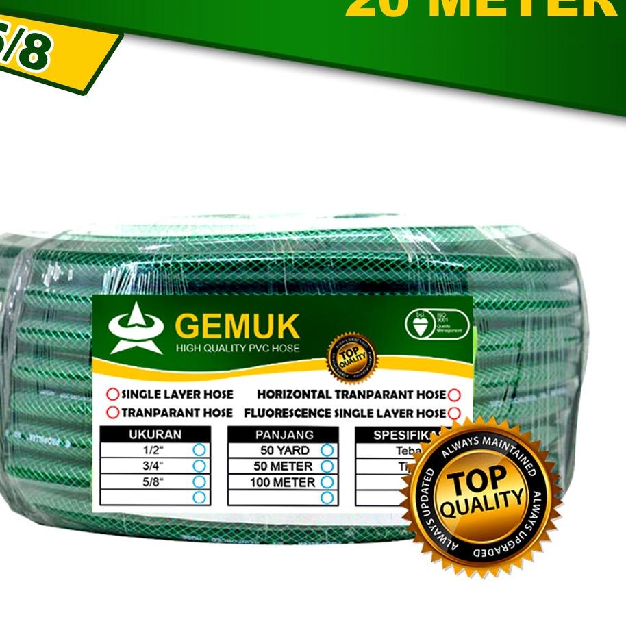 ❅ SELANG AIR 5/8 20 METER / SELANG TAMAN ANTI LUMUT CUCI KENDARAAN ➴