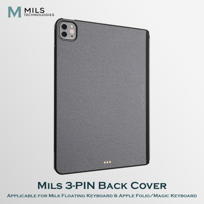 MILS 3 Pin Case Back Cover Magic Floating Keyboard iPad Pro 11 Air 4 5 Limited