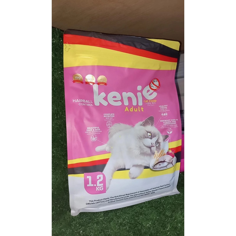 kenie pakan kucing adult dry cat food kenie rasa tuna adult