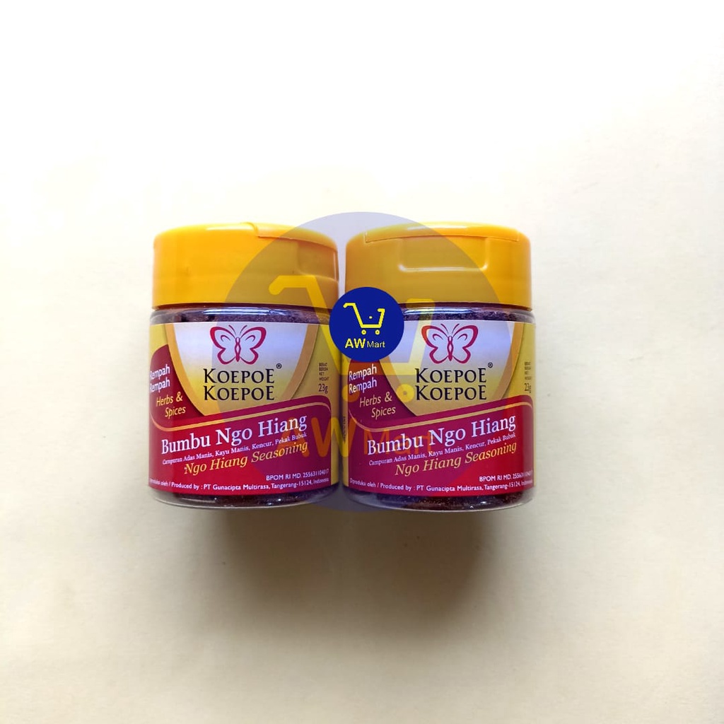 KOEPOE BUMBU BUBUK 23/38 GRAM - BUMBU REMPAH LADA PUTIH BUMBU REMPAH NGO HIANG - KUPU-KUPU - KOEPOE KOEPOE
