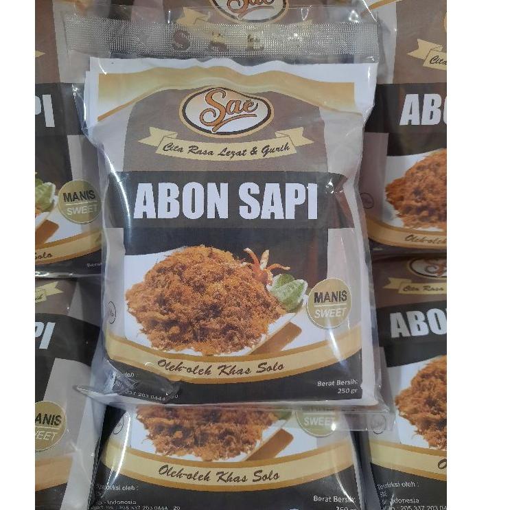 

>XG34448< NEW ABON SAPI SAE MANIS 250 gram