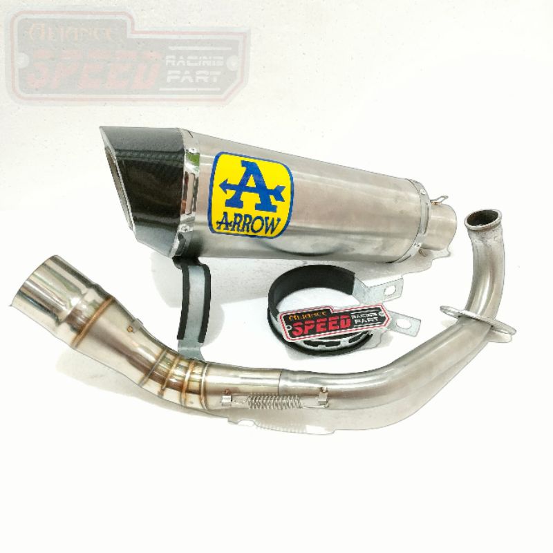 Knalpot ARROW Aerox Nmax PCX Beat Vario 150 125 Mio Freego Lexy Genio spacy ADV
