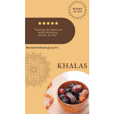 

Kurma Khalas Premium 1KG