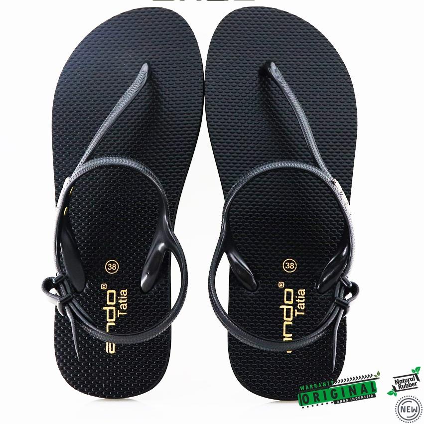 New Sale NEW Ando Tatia Strappy Hitam - Sandal Strapp Wanita