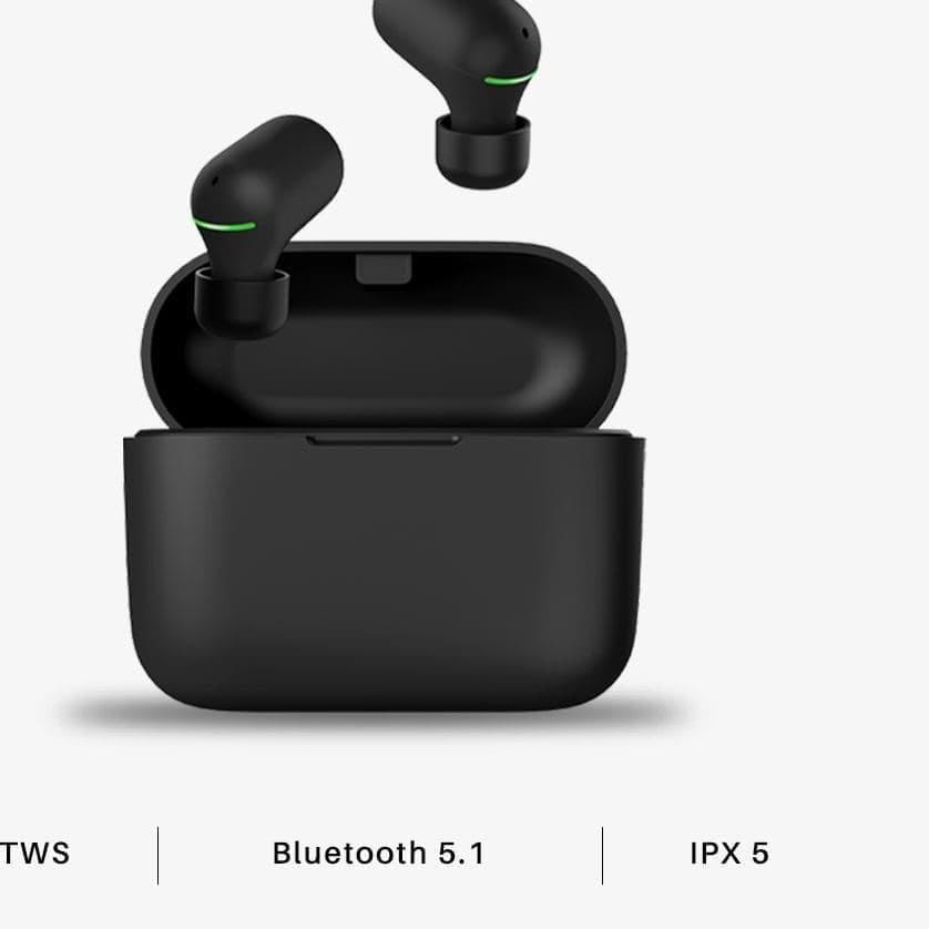 ▲ SOUNDTECH S16 TWS Wireless Earphone Bluetooth 5.1 Touch - Black ➮