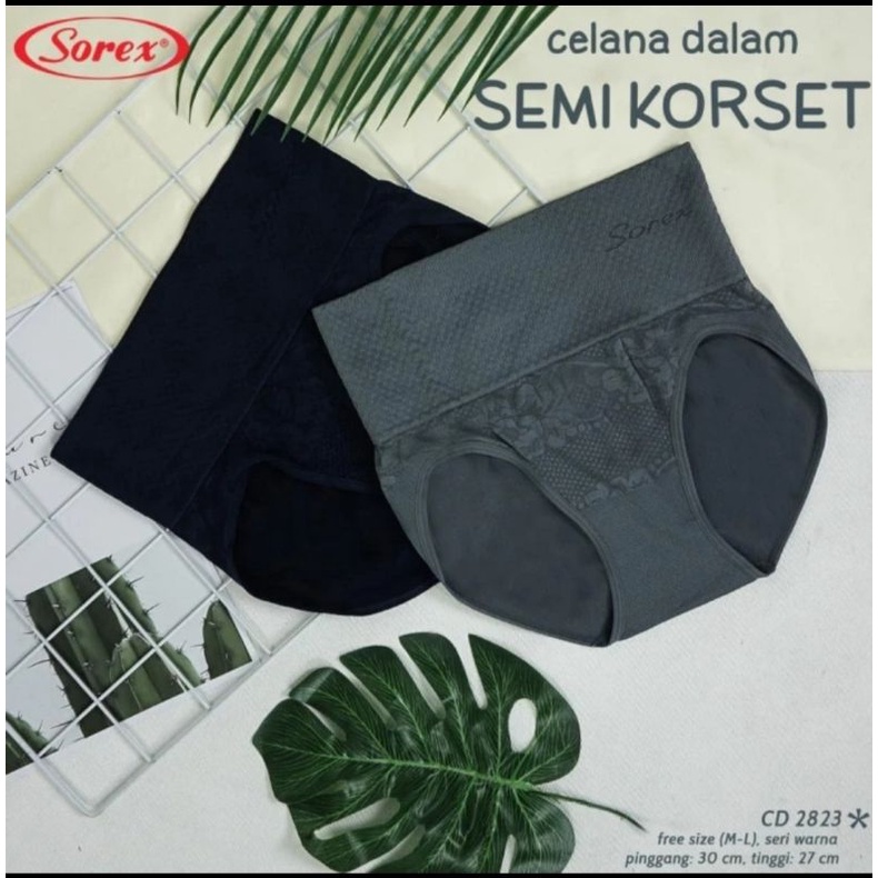 Celana Dalam Semi Korset Bahan Body Stretch Sorex 2823