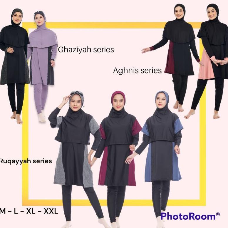 BAJU RENANG JUMBO MUSLIMAH DEWASA HIJAB SYAR'I REMAJA BAJU RENANG WANITA PAKAIAN RENANG