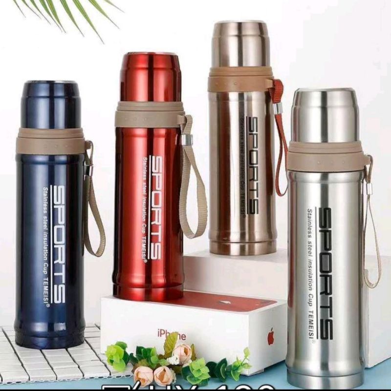 SPORTS Termos Vacuum Flask Cup Stainless Steel Hot/Cold Travel Termos [HX-160]