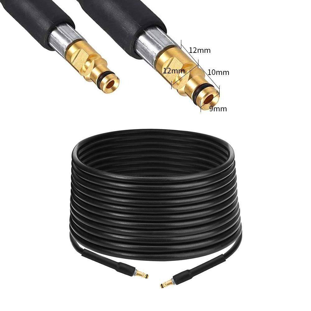 Solighter Washer Hose Steel Wire Braided Quick Connect Kepala Tembaga Untuk Karcher K2 K3 K5 K7