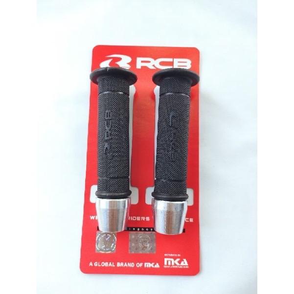 (BISA COD) Handgrip RCB + Jalu Stang Chrome , Handfat Sarung Gas Racing Boy Premium HG55 | HG66 Original 100% Grip RCB Untuk Semua Motor Universal